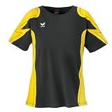 ERIMA Damen T-Shirt RACING, schwarz/gelb, Groesse 34