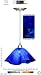 Jezebel Radiance® Lily Pendant Large. Hardware: Nickel. Glass: Cobalt Navy Blue