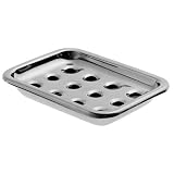 Steeltek Basic Rectangular Stainless-Steel Soap Dish ~ Steeltek