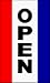 NEW 3x5 Vertical OPEN Sign Flag 3ft x 5ft Large Banner