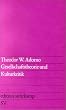 Gesellschaftstheorie und Kulturkritik (edition suhrkamp)