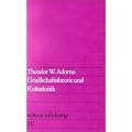 Gesellschaftstheorie und Kulturkritik (edition suhrkamp)