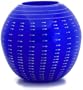 Sea Urchin Round Vase: Blue