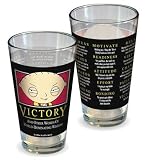 Family Guy Stewie Victory Pint Glass