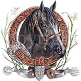 Horse W/ Belt & Spurs Adult T-Shirt