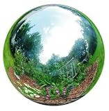 Gazing Globe, Stainless Steel Silver Gazing Ball