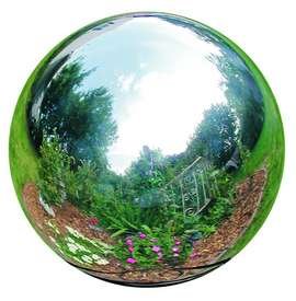 12" Gazing Globe Stainless Steel
