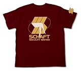 機動警察パトレイバー シャフト・セキュリティ・システムTシャツ バーガンディ サイズ:L
