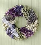 Lavender Patchwork Wreath