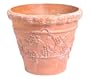 Fiskars 70023TC Grape Round Pot, Terra Cotta Finish, 20-Inch