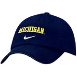 Nike - Nike Michigan Wolverines Navy Blue Campus Adjustable Hat