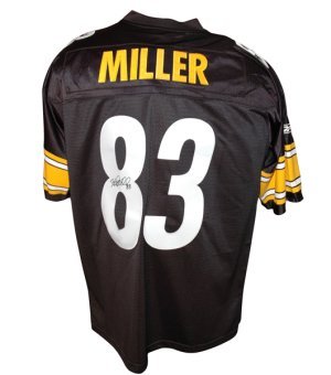Heath Miller Autographed Pittsburgh Steelers Reebok EQT Jersey