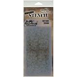 Stampers Anonymous Tim Holtz Layered Stencil, 4.125 by 8.5-Inch, Dot Fade