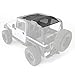 Smittybilt 95600 Cloak Extended Mesh Top (Long Brief) for 1997-2006 Jeep Wrangler TJ