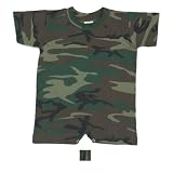Rabbit Skins - Infant Camouflage T-Romper (4415)