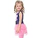 Peppa Pig Girl's Dress Fashion Clothing Kids Cartoon Wear Child ,Navy/pink,6y