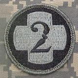 2nd Medical Brigade ACU Patch Foliage Green