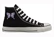 Chuck Taylor All Star Hi Top Custom with Purple Butterfly