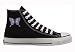 Chuck Taylor All Star Hi Top Custom with Purple Butterfly