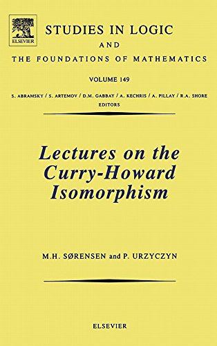 Lectures on the Curry-Howard Isomorphism (Studies in Logic and the Foundations of Mathematics)