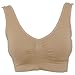 Genie Bra Women's Big Twin Pack Bra, Nude/Black, Large