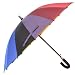 BestDealUSA 16 Color Strong Ribs Rainbow Sun Rain Large Umbrella