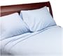 Wamsutta 100% Egyptian Cotton Jersey Queen Sheet Set, Blue