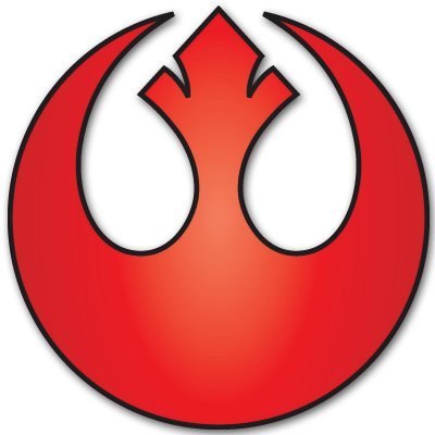  Star Wars Rebel Alliance car bumper sticker 4" x 4"