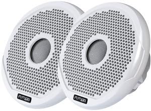 FUSION 4" Round 2-Way IPX65 Marine Speaker - 120W - (Pair) White