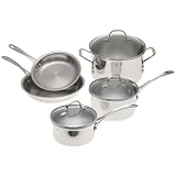 Calphalon Tri-Ply Stainless 8-Piece Cookware Set