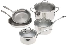 Calphalon Tri-Ply Stainless 8-Piece Cookware Set