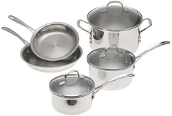 Low Price Calphalon Tri-Ply Stainless 8-Piece Cookware Set Review