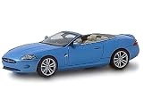 Review Minichamps  / Diecast Model Jaguar XK Convertible (2005) in Metallic Blue