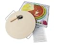 Sassafras 14-3/4-Inch Round Superstone Baking Stone with Rack and Cutter