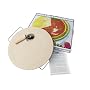 Sassafras 14-3/4-Inch Round Superstone Baking Stone with Rack and Cutter
