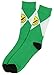Mighty Morphin Power Rangers Mens Crew Socks (Green) 10-13