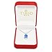 Tirio Fashion Eternal Love Angel Tear Blue Crystal Silver Pendant Necklace Jewelry for Womens