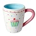 Kitchen & Housewares : Hand painted Ceramic Mug - 'Fairy Cake' Design