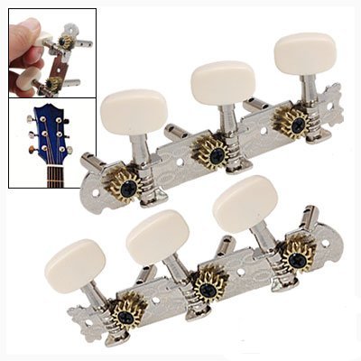 2 x 3 On Plate Guitar Tuning Keys Pegs Machine Tuner Heads