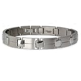 Titanium Men's Link Bracelet 10mm Wide - 8.5 Inches