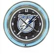 NHL Tampa Bay Lightning Neon Clock - 14 inch Diameter