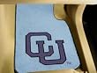 Columbia Univ - CU Script Car Mats 2 Piece universal fit Car Floor Mat (Rug) - Columbia Lions