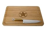 BAM Cutting Board & Knife - Western Star