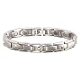 Sabona Executive Nails Head Duet Magnetic Bracelet, Size XL