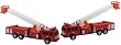 Friction Powered Toy Fire Engine - Two Pack