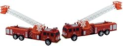 Friction Powered Toy Fire Engine - Two Pack