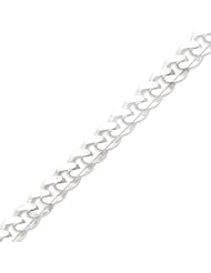 Sterling Silver 11mm Curb Chain - 9 Inch