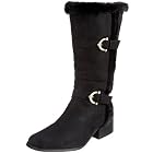 Annie Shoes Brandi Wide Calf Strap Boot