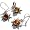 Certified Genuine Honey Amber and Sterling Silver Flaming Sun Set, 18"