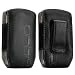 Classic Napa Leather Vertical Pouch, Black with Contrast Stitching, Suede Lining, Fixed Belt Clip for LG CU575 VX8550 Chocolate VX8700 Motorola RAZR2 V8 V9 V9m W315 W385 W490 Nokia 6126 6555 Samsung U540 U740 A747 A707 Image